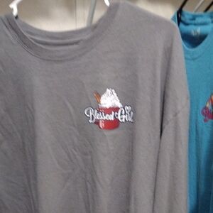 Gray Women T-shirt Blessed Girl